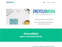 Tablet Screenshot of encyclomedia.co.za